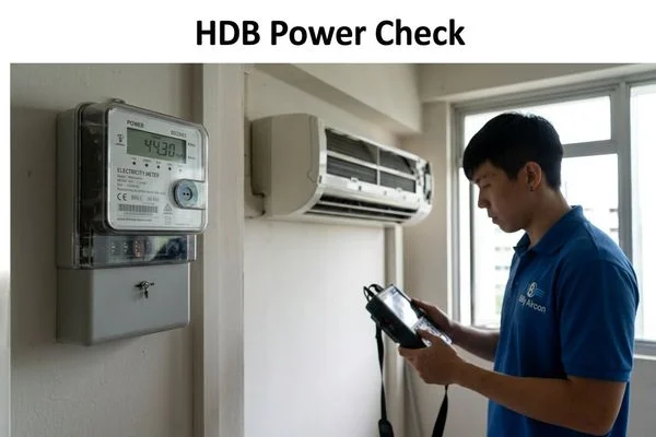 Clean aircon blower wheel and evaporator coil after professional servicing