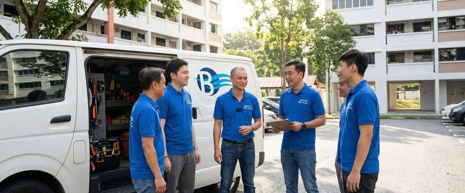 Daikin aircon servicing by Billy Aircon technician in Singapore
