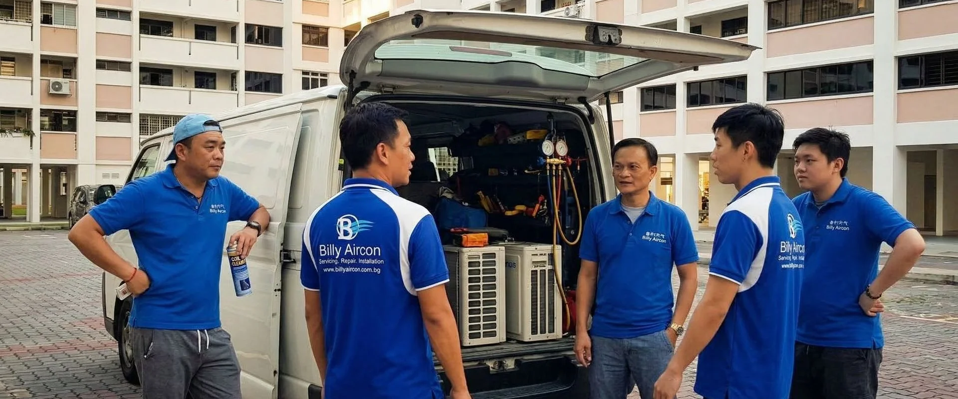 Mitsubishi Starmex aircon servicing by Billy Aircon technician